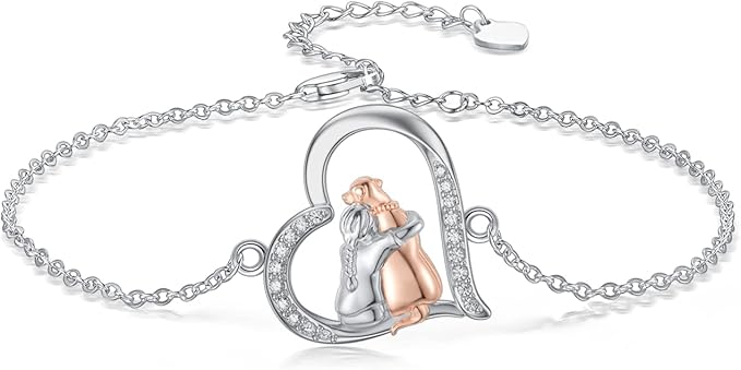 Pulseira Delicada com Motivo de Cão