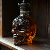 Caveira Garrafa de Whisky
