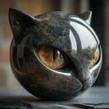 Gato Guardião Negro dos Pedra Brilhante
