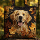 Mala Artesanal Golden Retriever de Outono