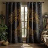 Cortinado Acolchoado Celestial Árvore of Vida
