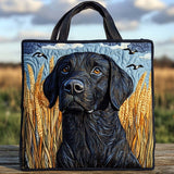 Mala Artesanal Labrador no Campo Dourado