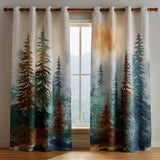 Cortinado Acolchoado Enevoado Woods