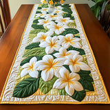 Caminho de Mesa Acolchoado Flor dos Plumeria