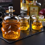 Conjunto Garrafa de Whisky e Copos