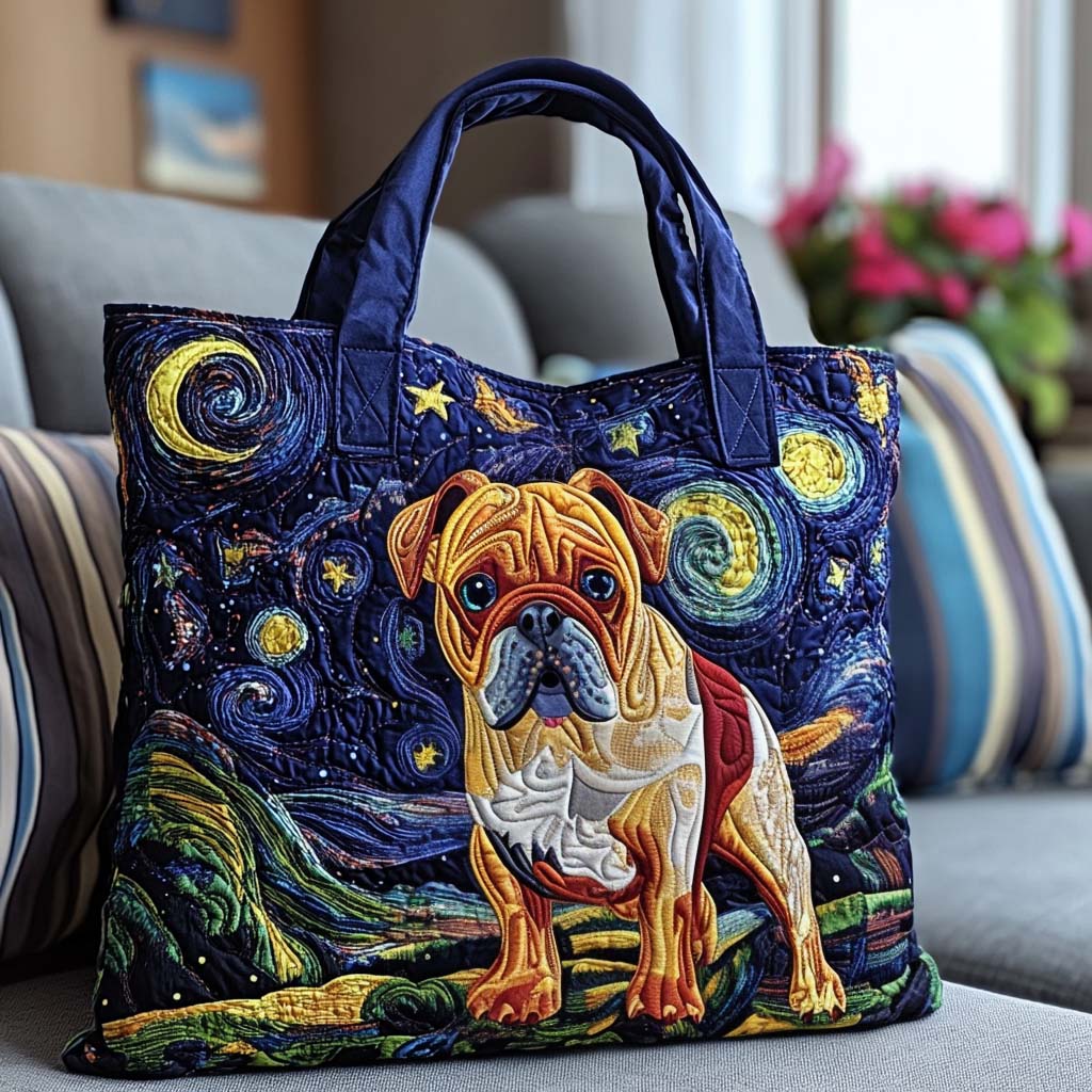 Mala Artesanal Cão Noite Estrelada