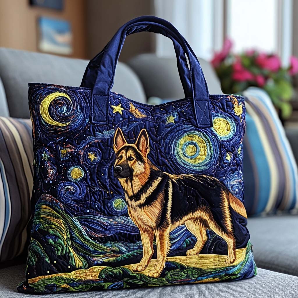 Mala Artesanal Cão Noite Estrelada