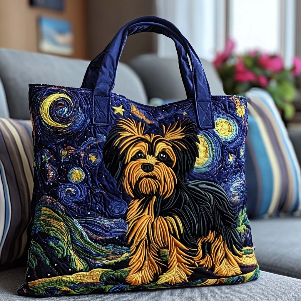 Mala Artesanal Cão Noite Estrelada
