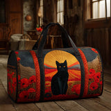 Mala de Viagem Acolchoada Gato ao Pôr do Sol