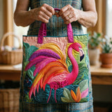 Mala Acolchoada Flamingo Arco-Íris